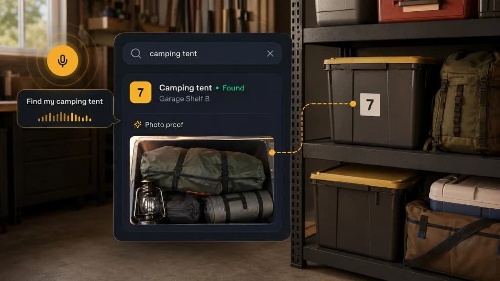 Found result with photo proof for camping tent in tote 3